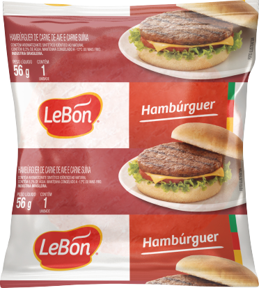 HAMBURGUER LEBON 36UNDX56GR CX2.016KG
