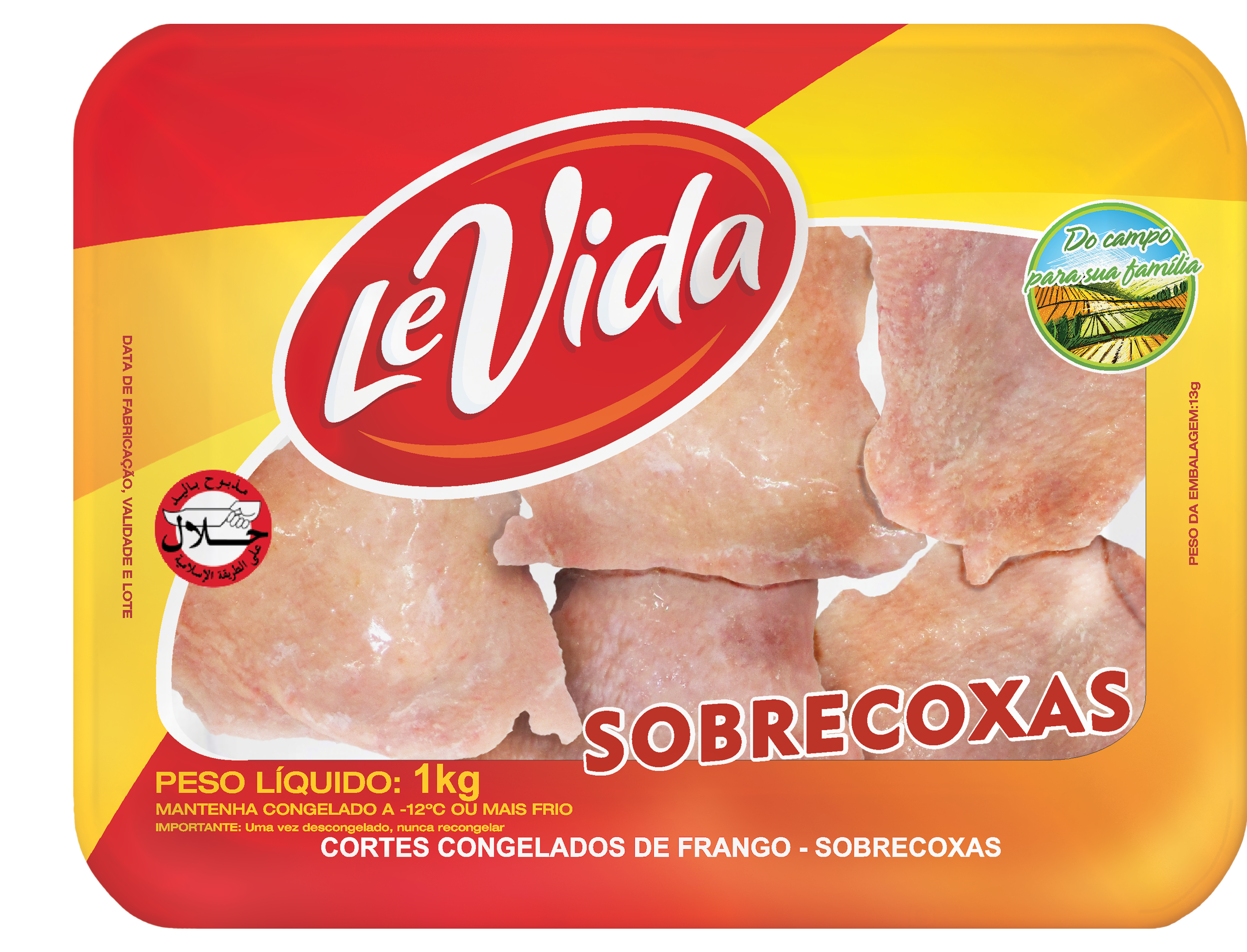 SOBRE COXA LEVIDA PC 1KG CX12KG