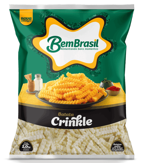 BAT.BEM BATATA CRINKLE 2KG CX12KG EST