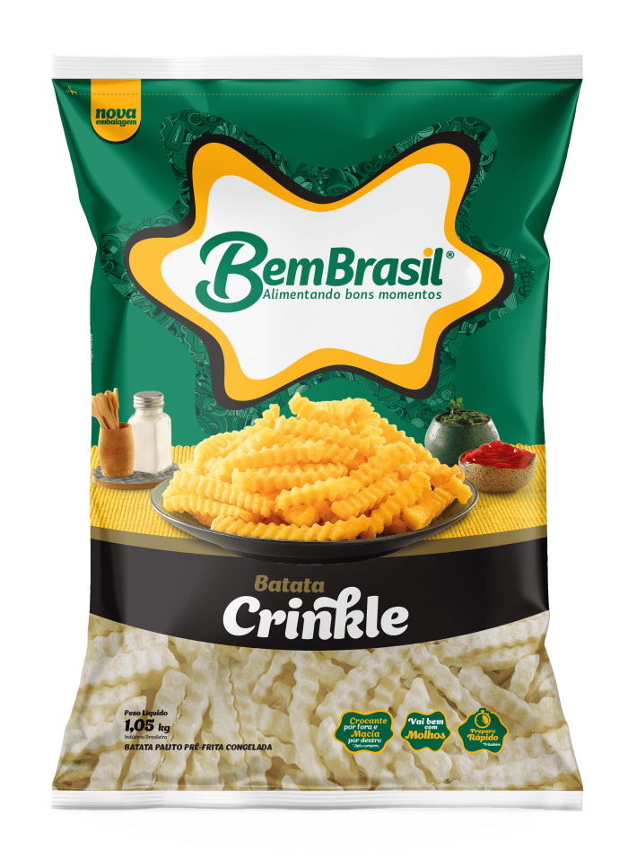 BAT.BEM BATATA CRINKLE1,05KGCX12,6KG EST
