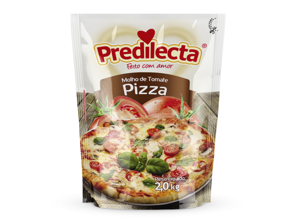 MOLHO PIZZA STAND UP PREDILECTA 8 X 2KG