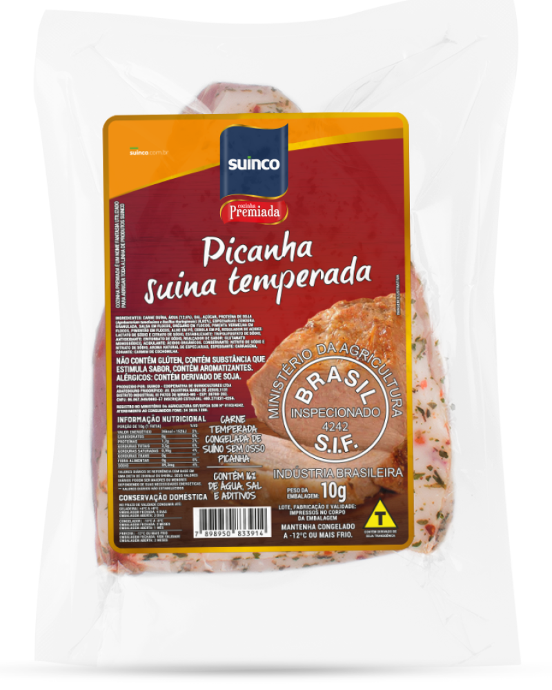 PICANHA SUINA TEMP PREMIADA PCT1 CX15KGA