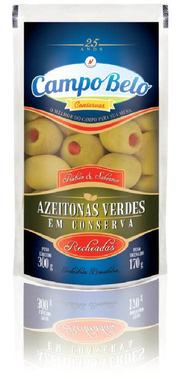 AZEITONA VERDE RECHEADA CAMPO BELO POUCH
