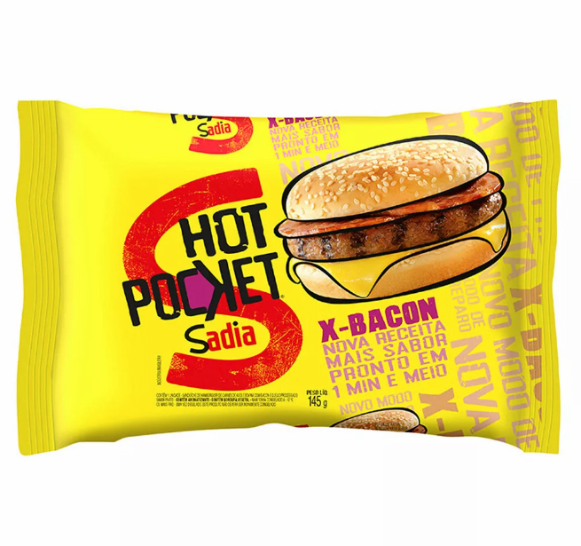 HOT POCKET XBACON PARA MICROOND CX2,61KG