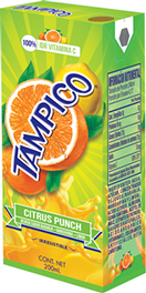 TAMPICO FRUTAS CITRIC SLIM  27X200ML