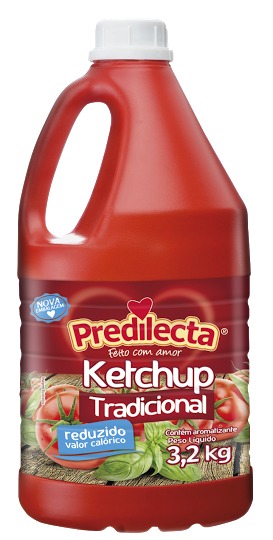 KETCHUP PREDILECTA BD 3,2KG CX 4X3,2KG