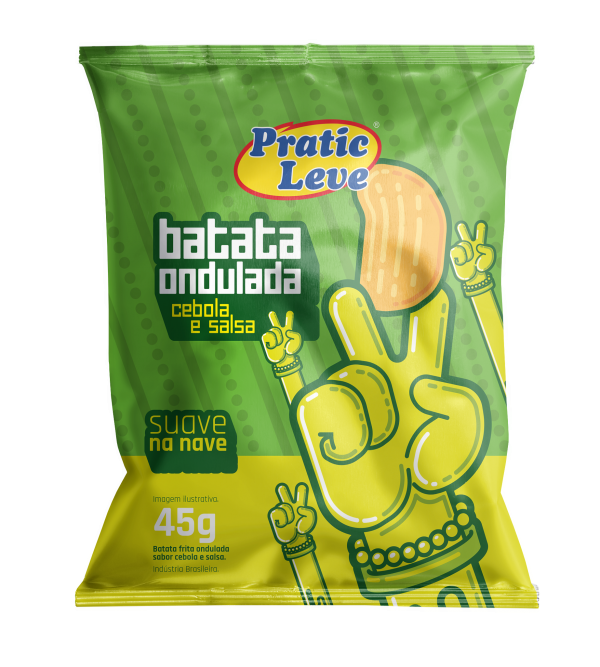 BATATA P.LEVE ONDU CEBOLA E SALSA 20X45G