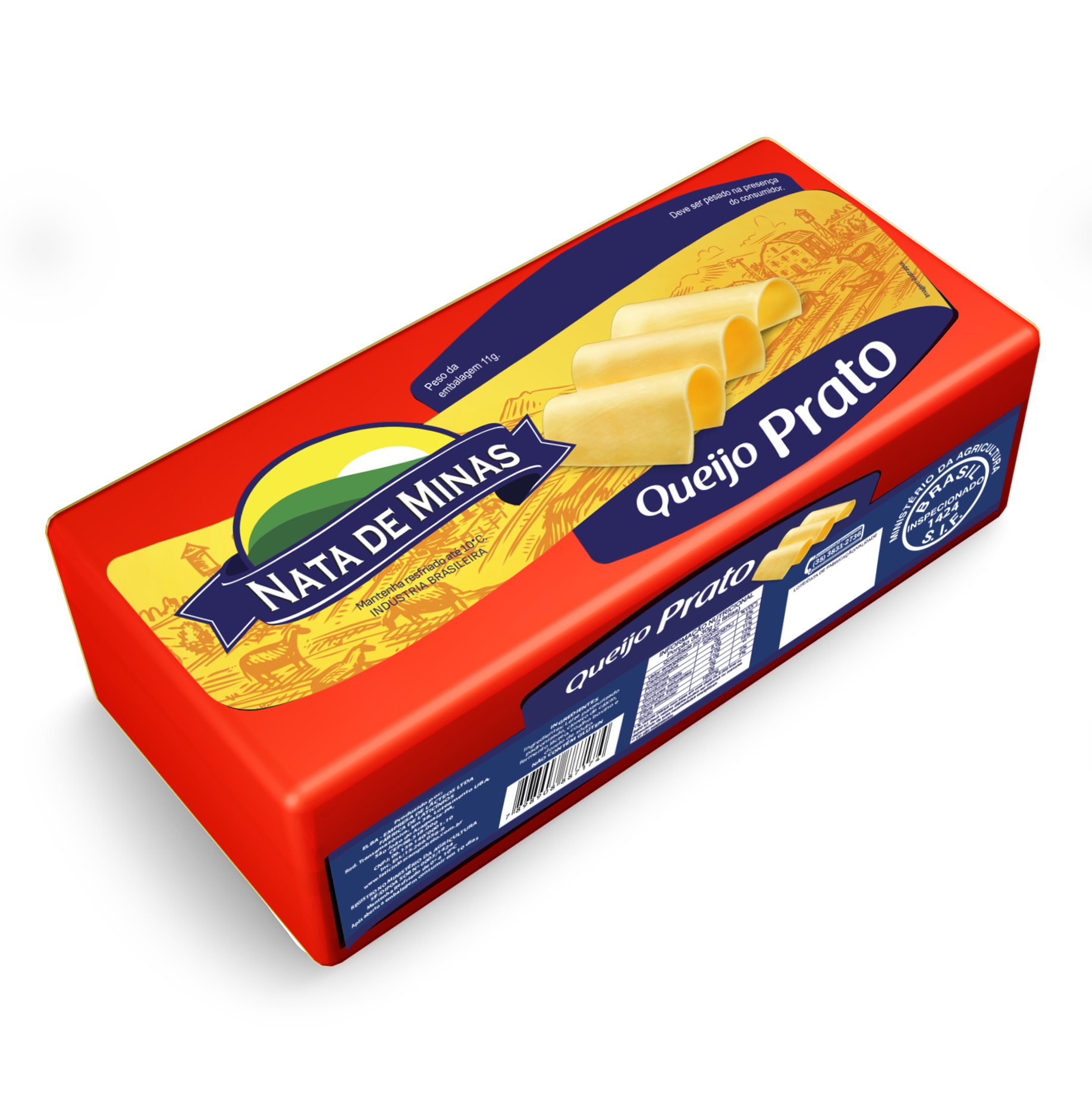 Q.PRATO NATA DE MINAS PC+-3KG CX+-18KG