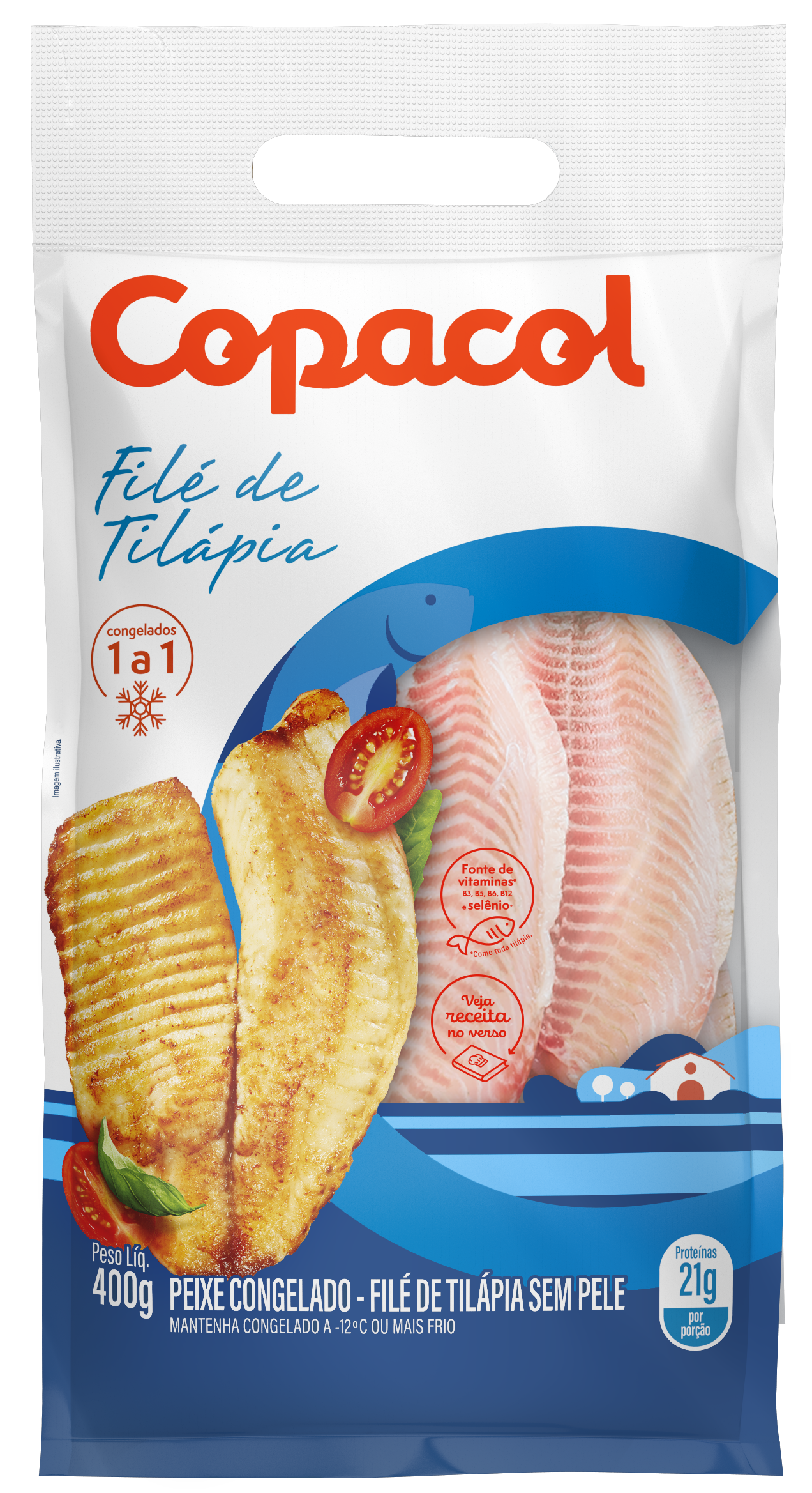 PEIXE FILE TILAPI COPACOL PCT16X400CX6,4