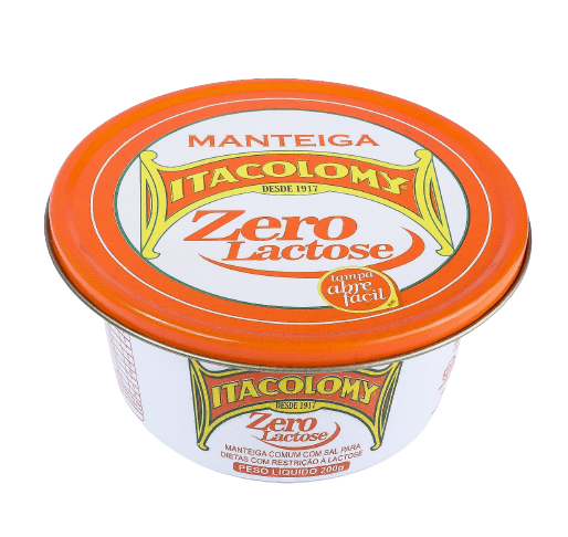 MANTEIGA ITACOLOMY ZERO LACT CX12X200GR