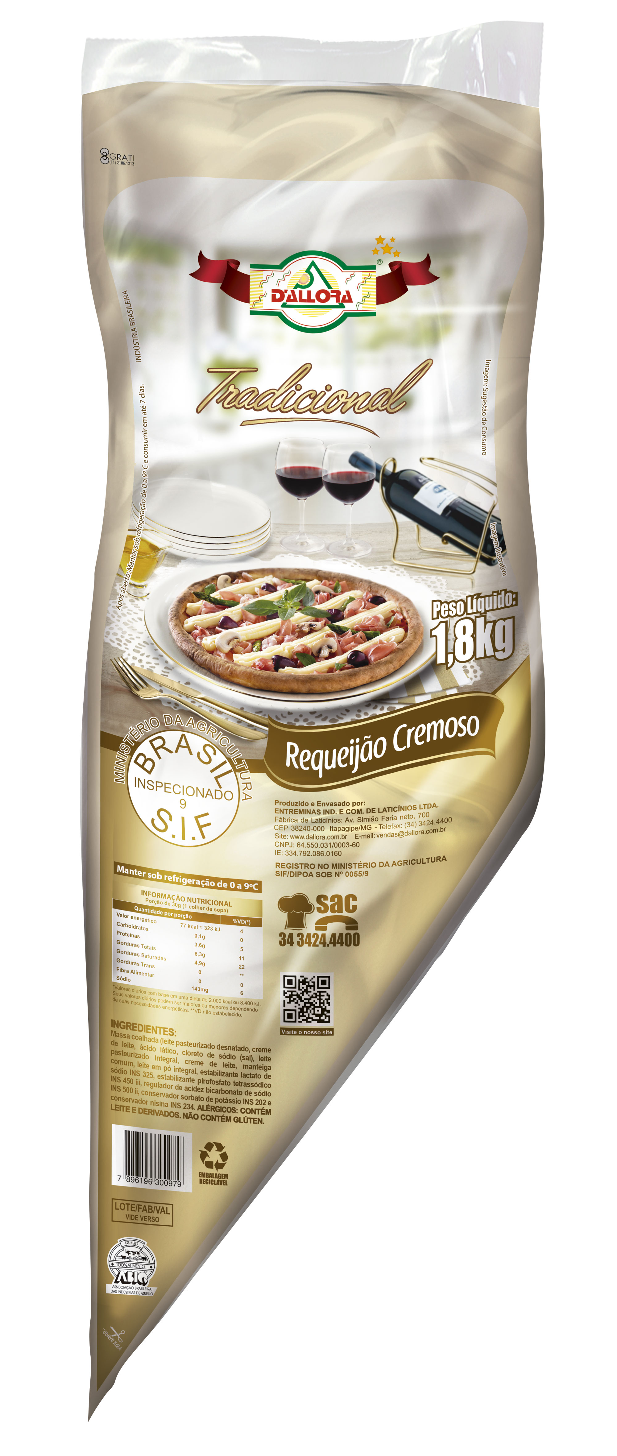 QUEIJO CAMEMBERT VIGOR FAIXA AZUL 12/125