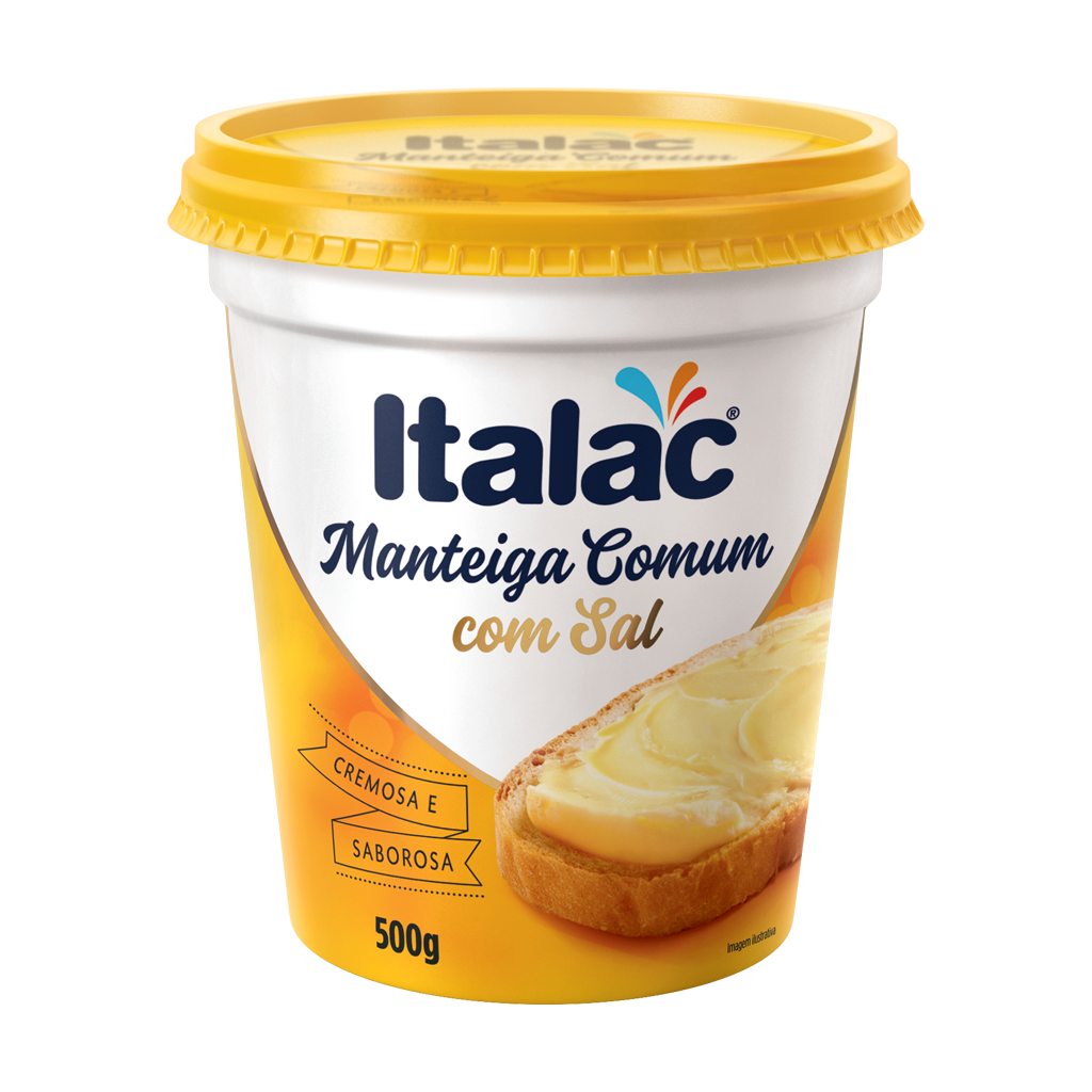 MANTEIGA C/SAL ITALAC PT 12X500GR 6KG