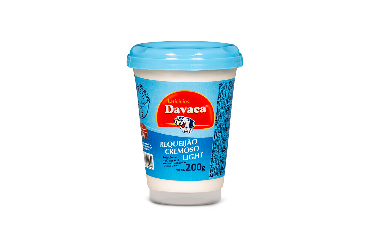 REQ. CREMOSO LIGH DAVACA CX20X200GR