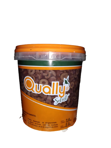 AZEITONA PRETA FATIADA QUALLY BD 2KG