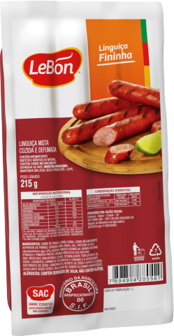 LING.FININHA LEBON DEF 215GR CX5.16K MIX