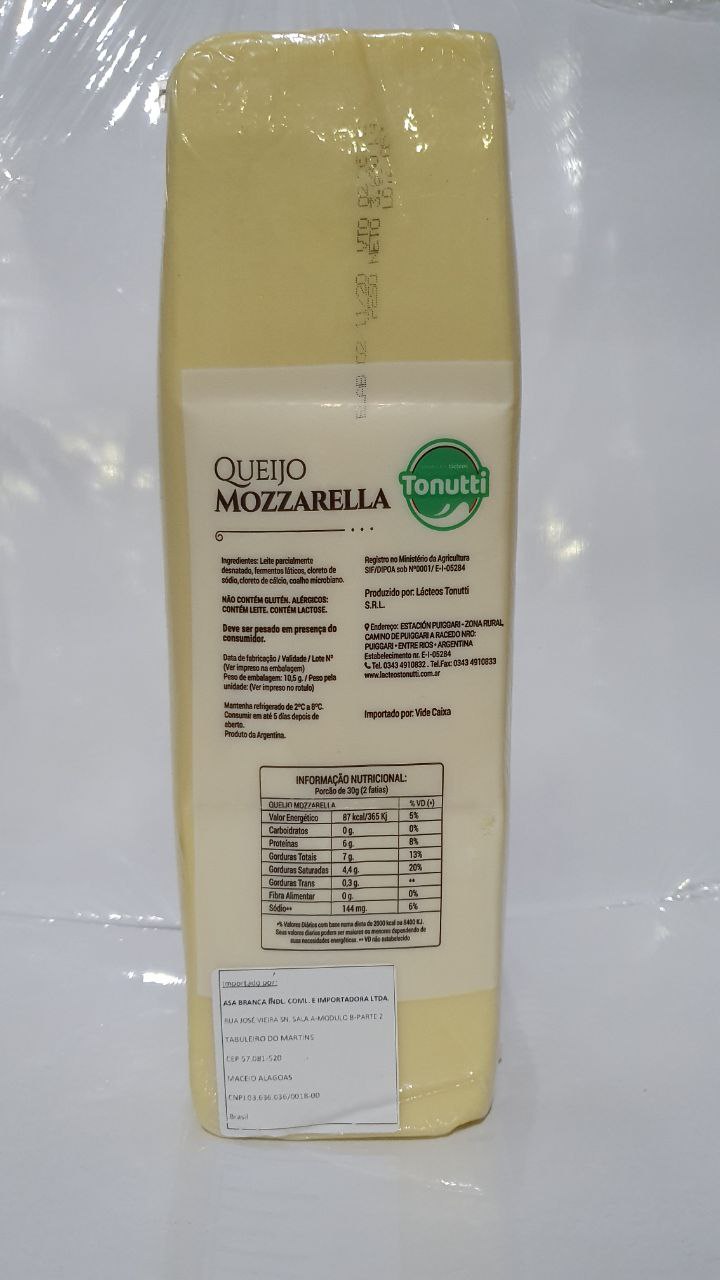 Q.MUSSARELA ARG.TONUTTI PC+-4KG CX+-16KG