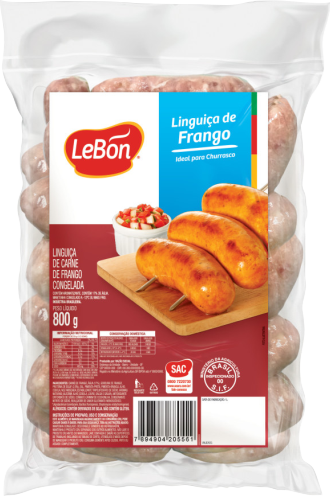 LING.FRANGO LEBON PCT800GR CX19,2KG MIX