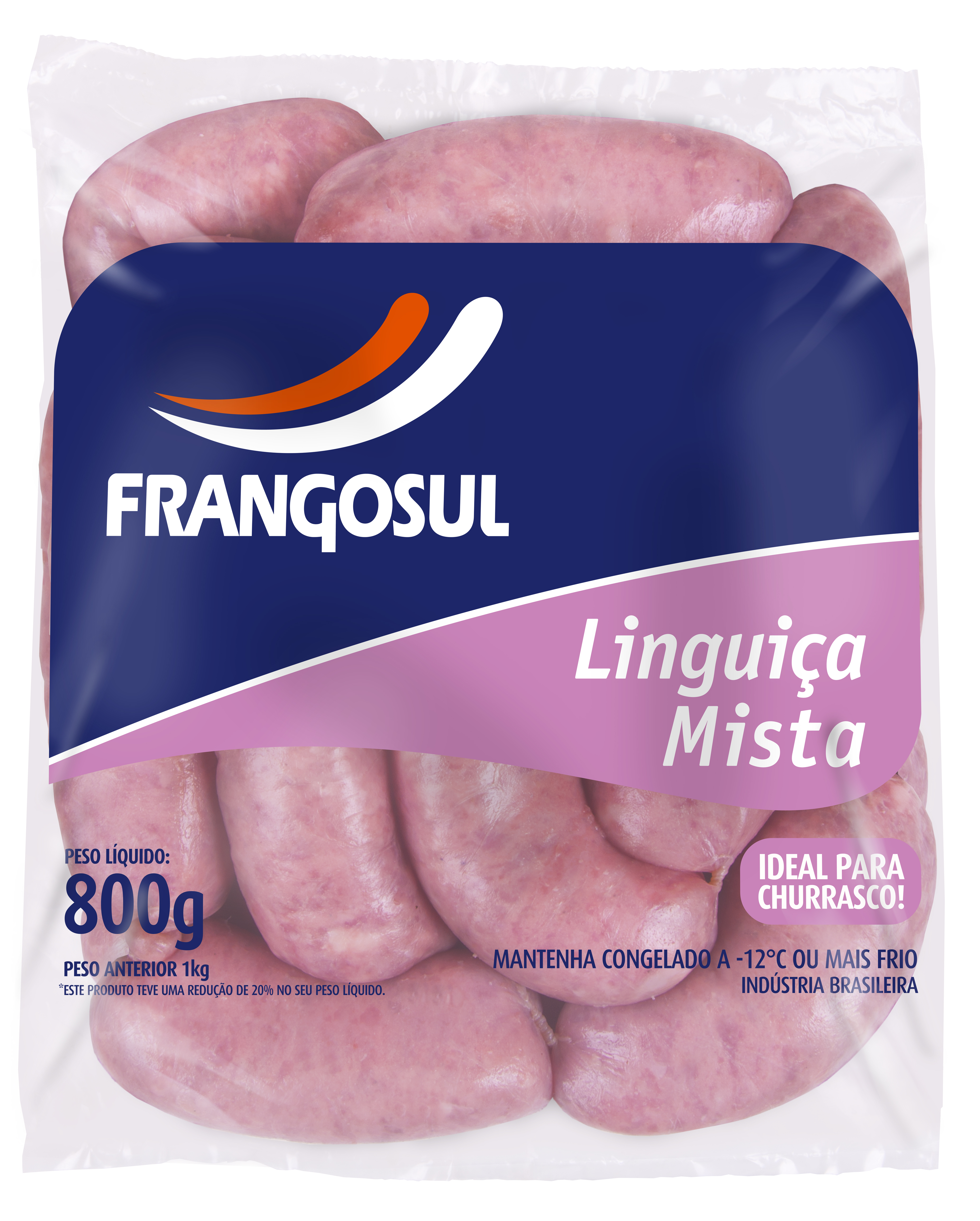 LING.MISTA FRANGOSUL 800GR CX19,2KG MIX