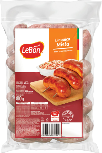 LING.CHURRASCO LEBON 800GR CX19,20KG MIX