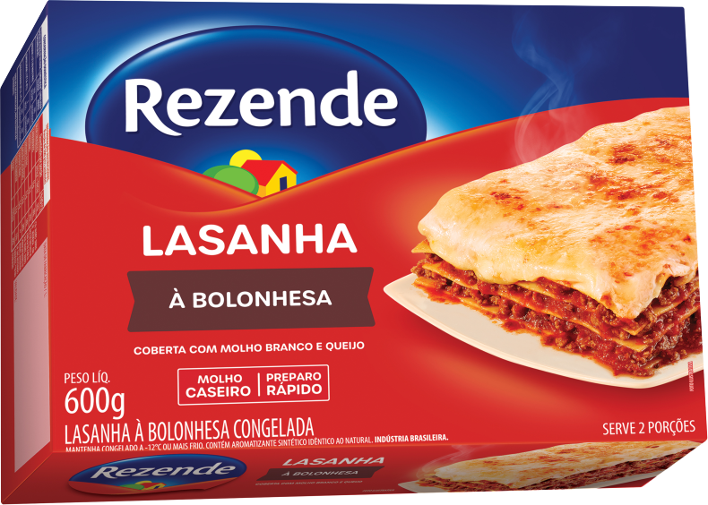 LASANHA BOLONHESA REZENDE 600GR