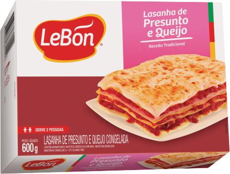 LASANHA PRES.& QUEIJO LEBON 600G MIX