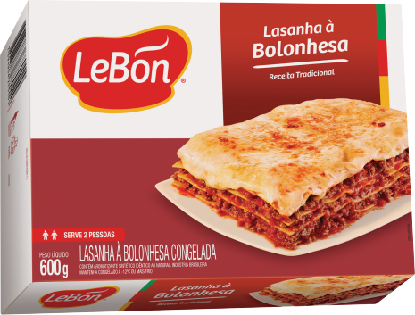 LASANHA BOLONHESA LEBON 600G MIX
