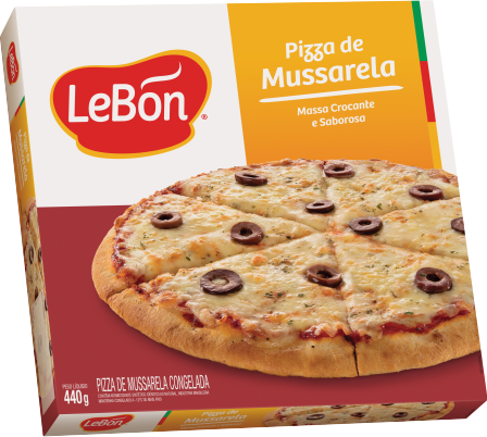 PIZZA MUSSARELA LEBON CX12X400G MIX