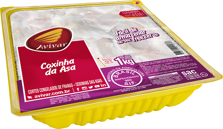 COXINHA DA ASA AVIVAR BDJ.1KG CX18KG