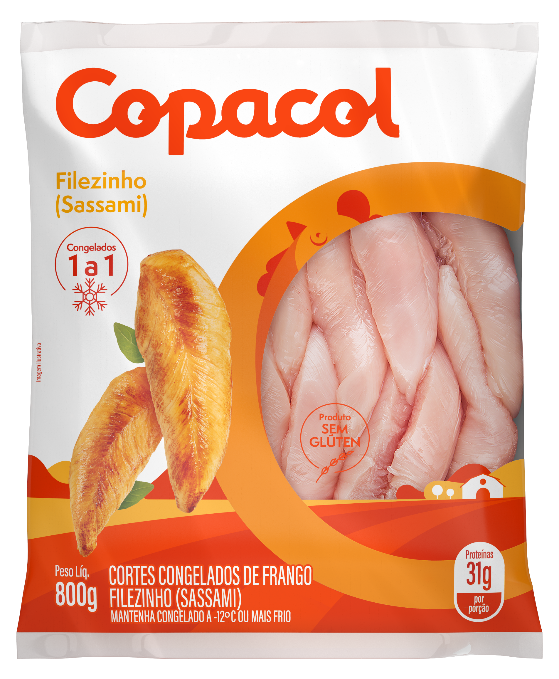 FILEZINHO SASSAMI COPACOL PCT.12X800GR
