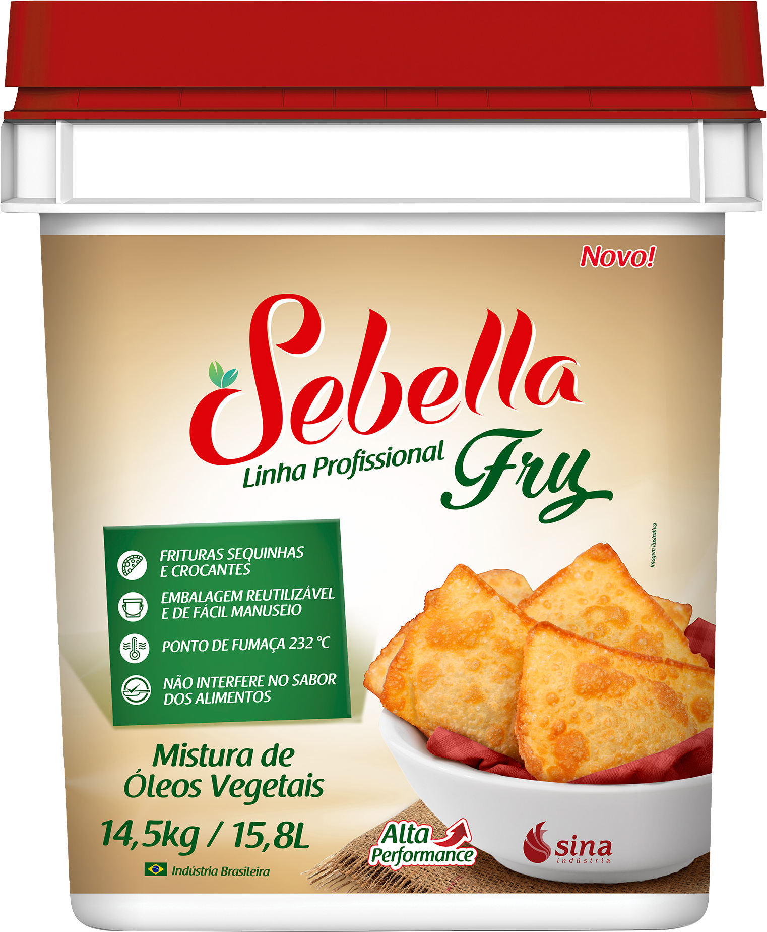 OLEO FRY VEGETAL SEBELLA P/FRIT.BD14,5KG