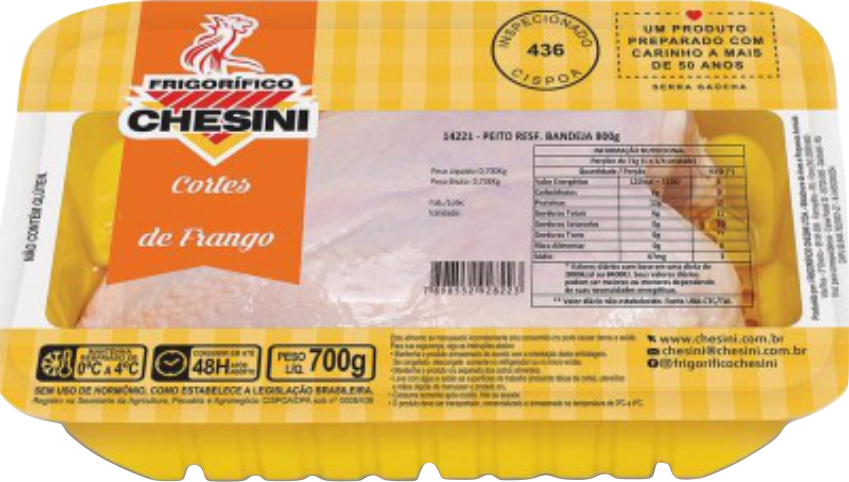 PEITO FRANGO CHESINI BDJ 800GR CX9,6KG