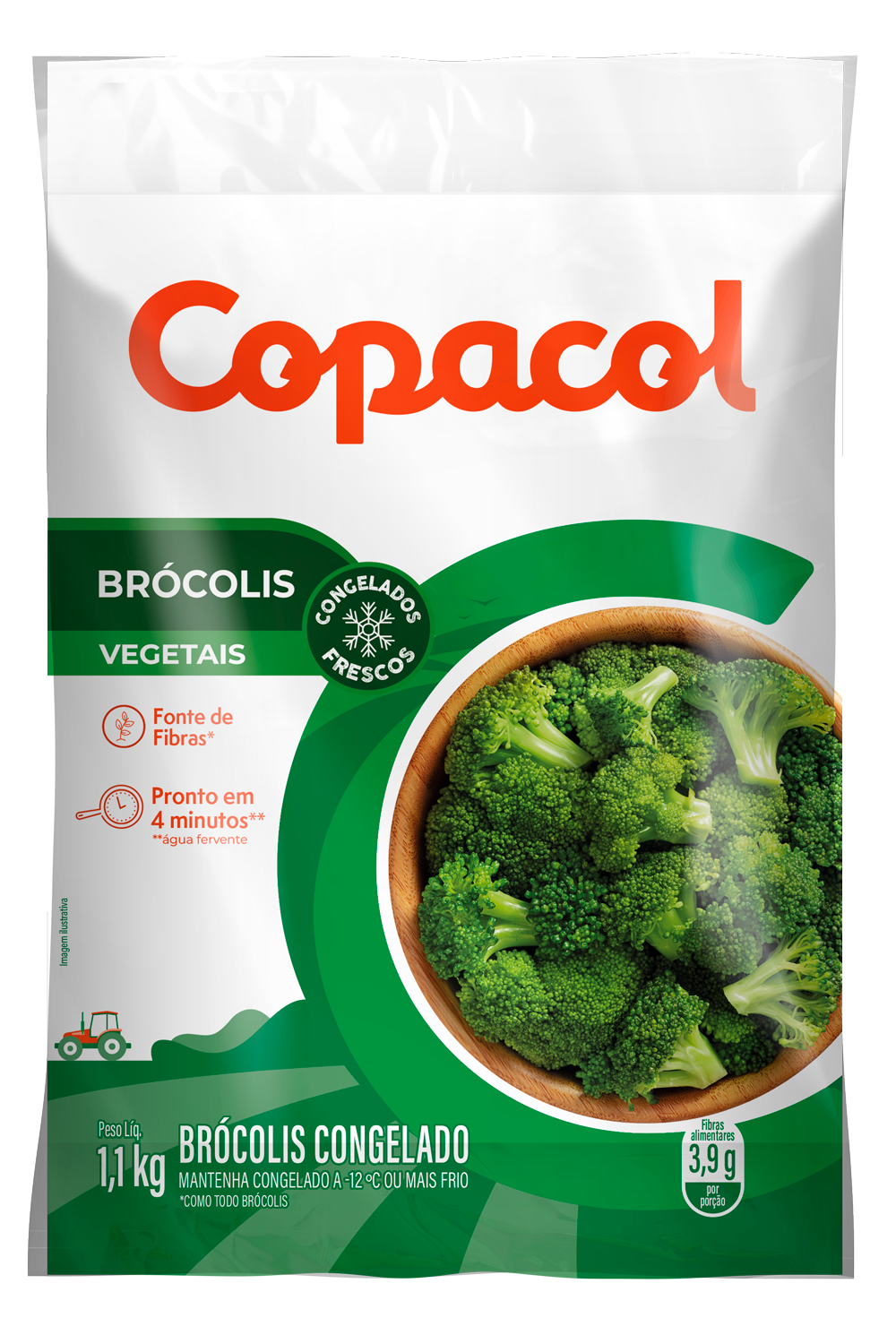 BROCOLIS COPACOL CONG PCT1,1 KG CX9,9KG