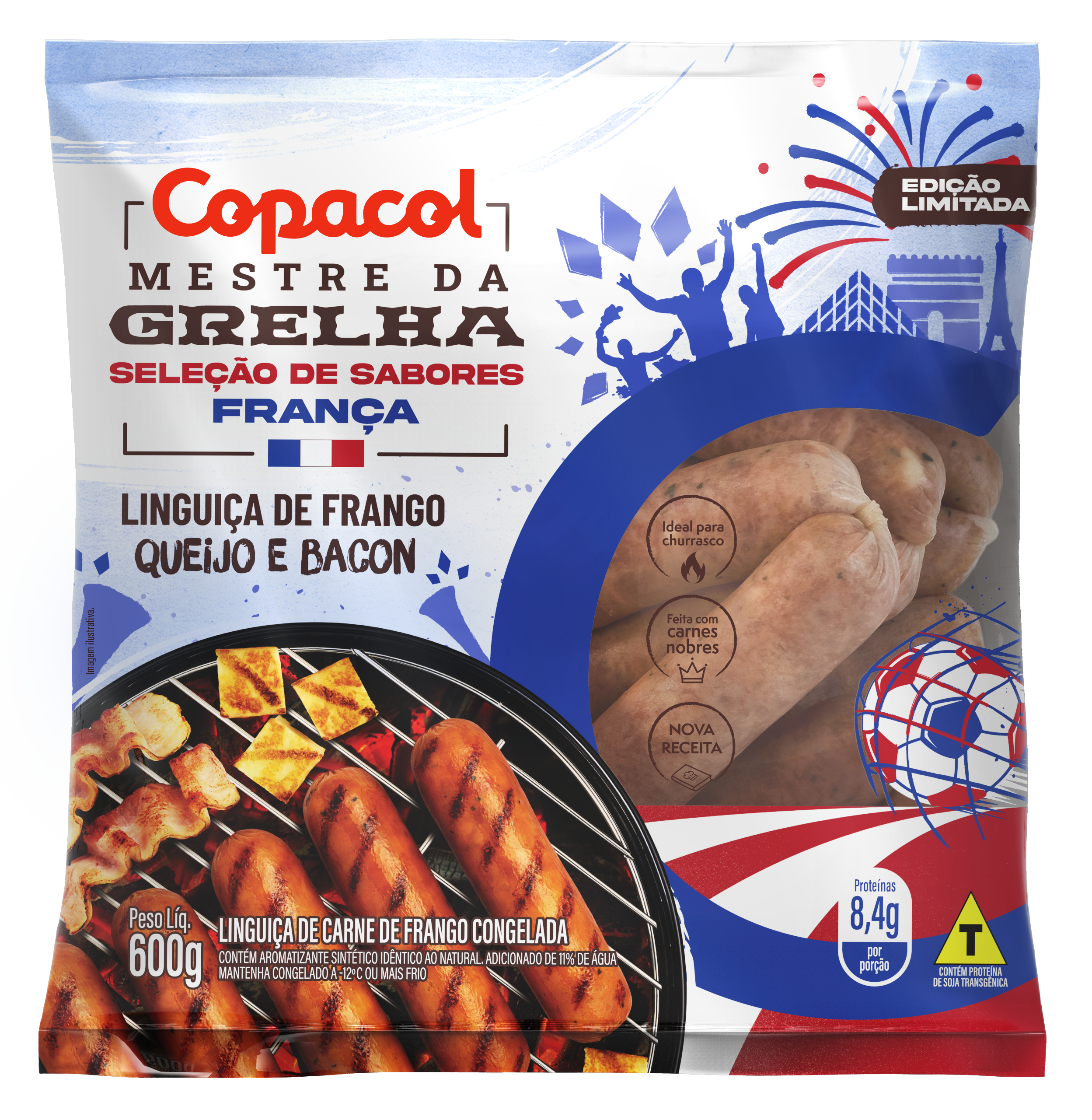 LING FGO QUEIJO C/ B  COPACOL PCT 600GR 