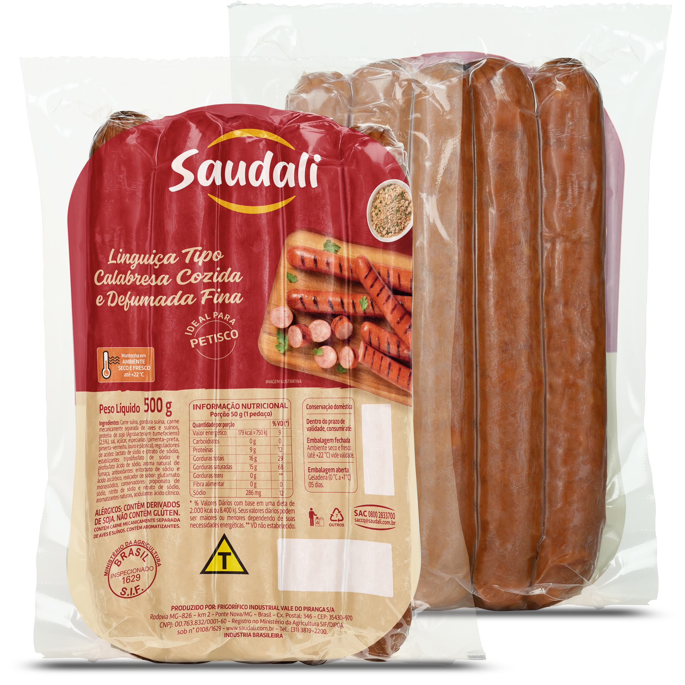 LING.CALAB.FINA SAUDALI PCT.10X500GR