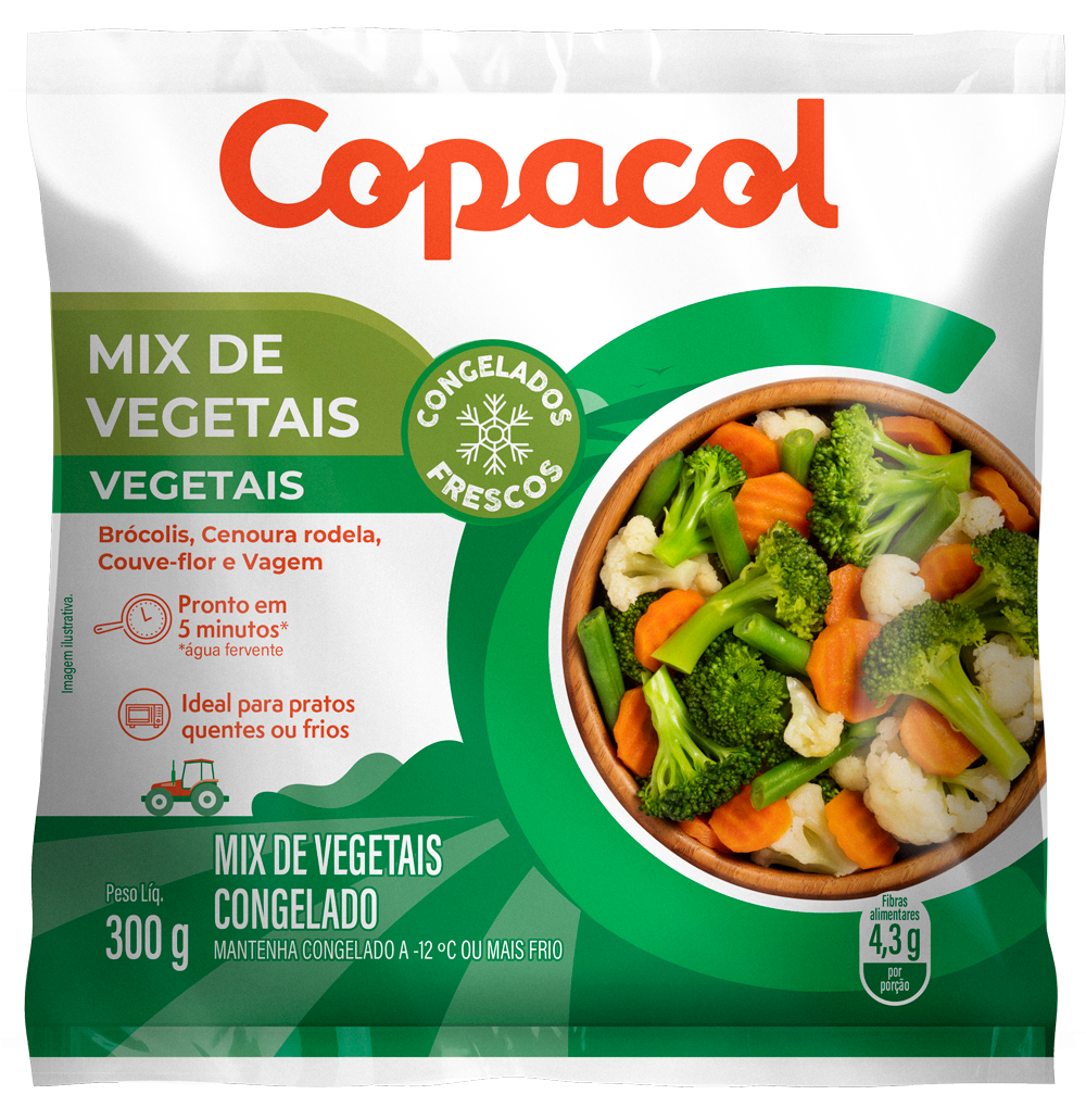 MIX DE VEGETAIS COPACOL PCT10X300G CX3KG