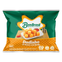 BAT.DADINHO SABOR QUEIJO PCT400GR CX9,6