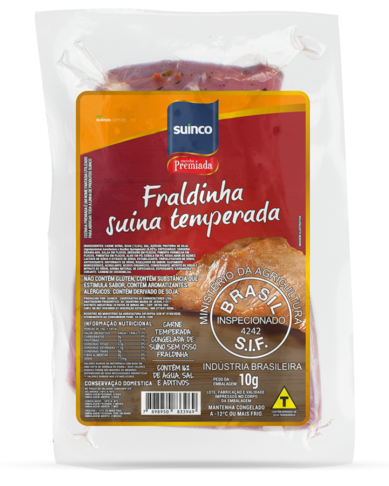 FRALDINHA SUINA TEMP PREMIADA CONGCX15KA