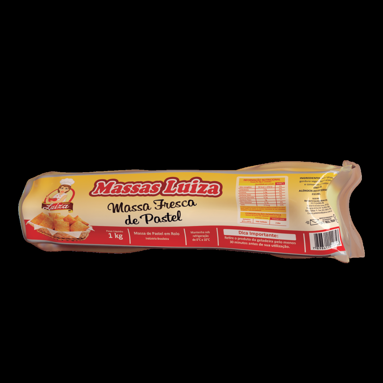 MASSA PASTEL LUIZA  ROLO FD 5 X 1KG  