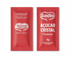 ACUCAR CRISTAL SACHE SADIO CX - 400/5G