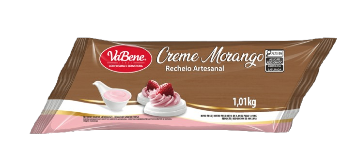 CREME DE MORANGO  VABENE 8X1,01KG