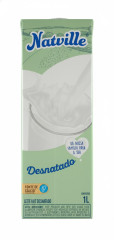 LEITE UHT DESNATADO NATVILLE CX 12X1LT
