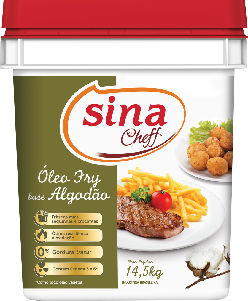 OLEO FRY ALGODAO SINA CHEFF.LIQ.BD14,5KG