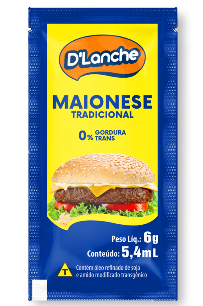 MAIONESE SACHE D LANCHE CX 180X6GR