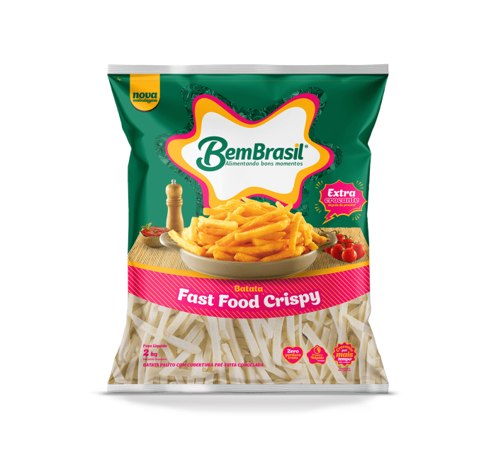 BAT.FAST FOOD 7X7MM CRISPY 2KG CX12KG