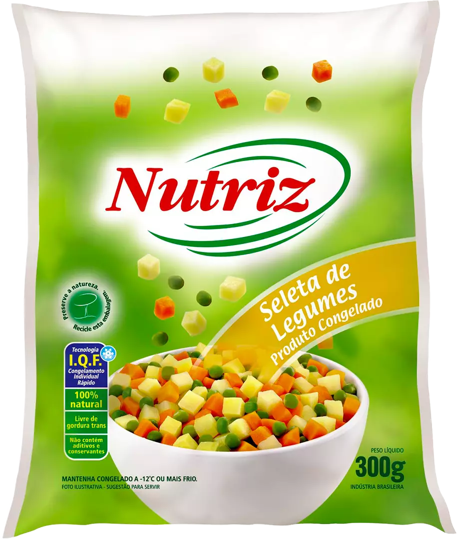 SELETA DE LEGUMES NUTRIZ 40X300GR CX12KG