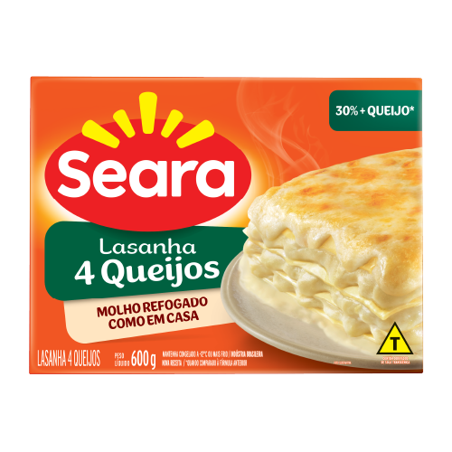 LASANHA 4 QUEIJOS SEARA 10X600G