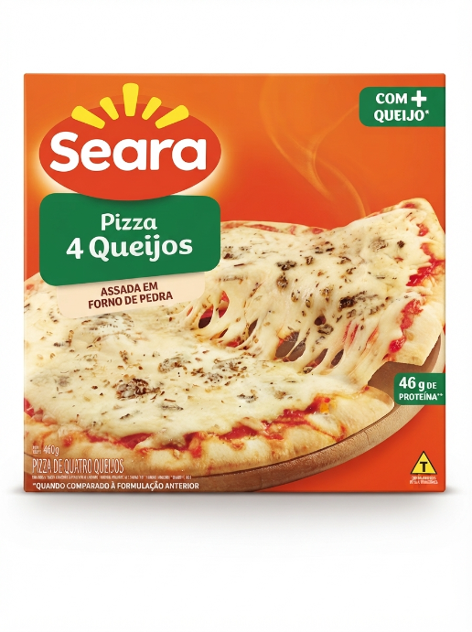 PIZZA DE 4 QUEIJOS SEARA CX12X460G