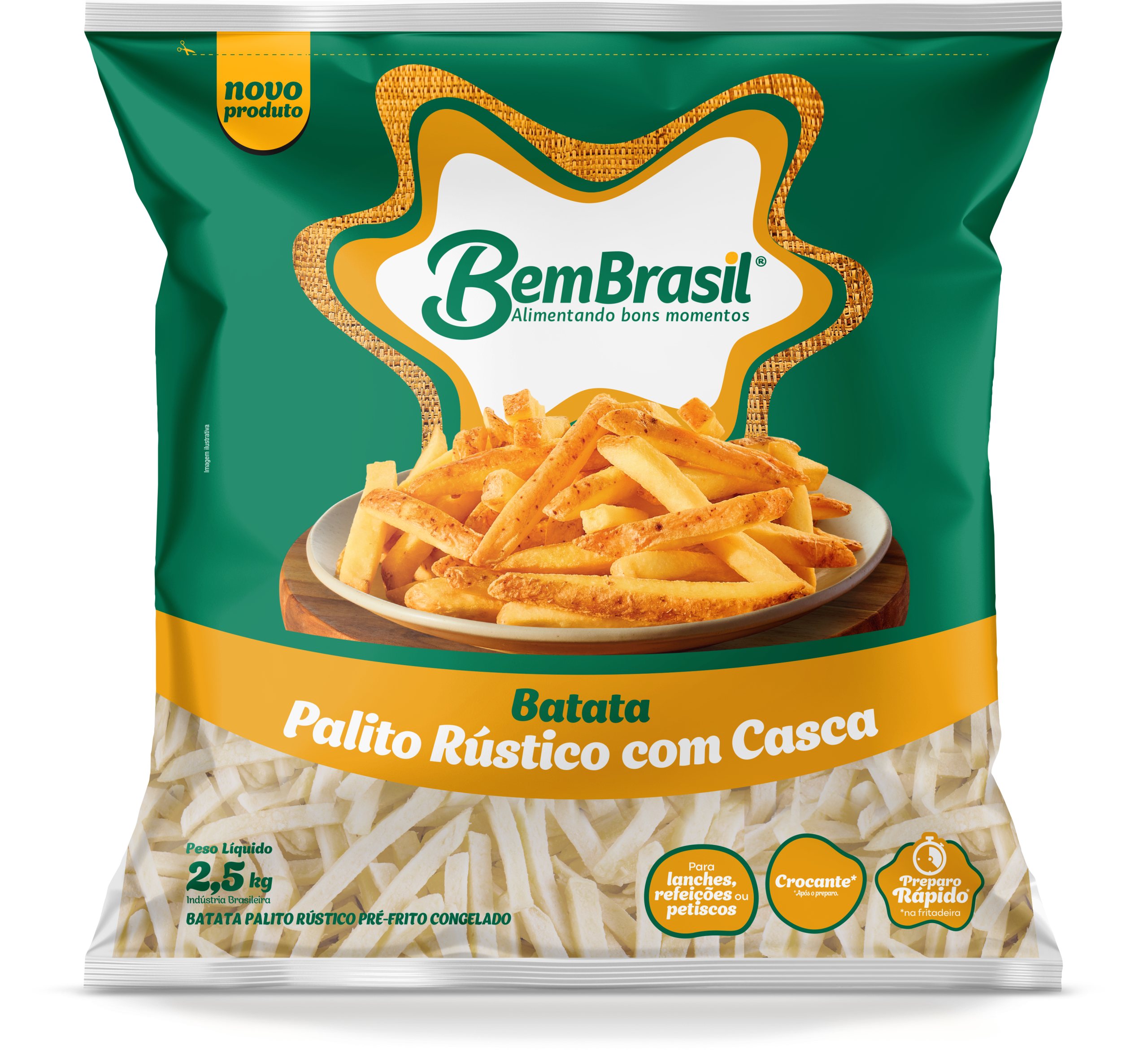 BAT.PALITO RUSTICO .9X9M PCT2.5KGCX15KG