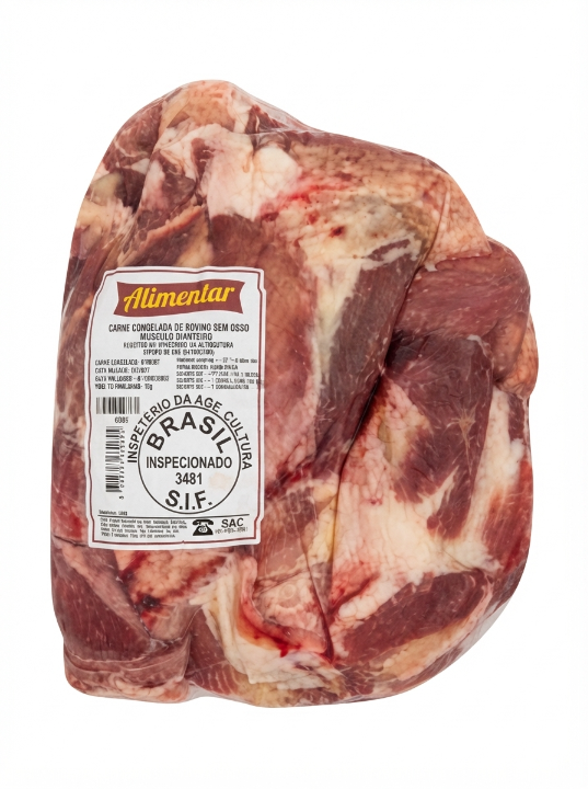 MUSCULO DIANTEIRO CONG ALIMENTA.CX+-25KG