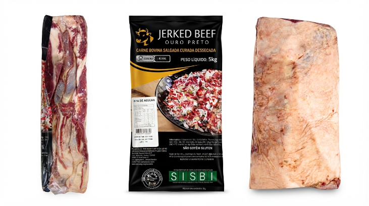 C.CHARQUE P.A JERKED BEEF OURO PRET 6X5K
